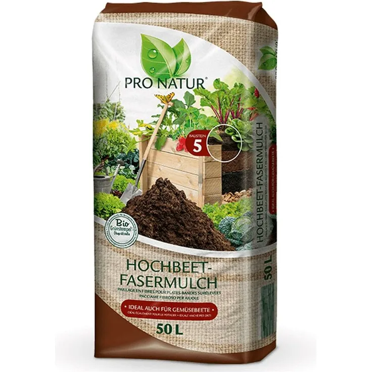 ProNatur Hochbeet-Fasermulch 50 Liter