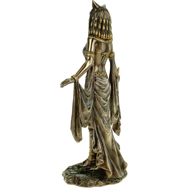 Veronese Figur ägyptische Göttin Bastet 26 cm Ägypten Pharao bronziert