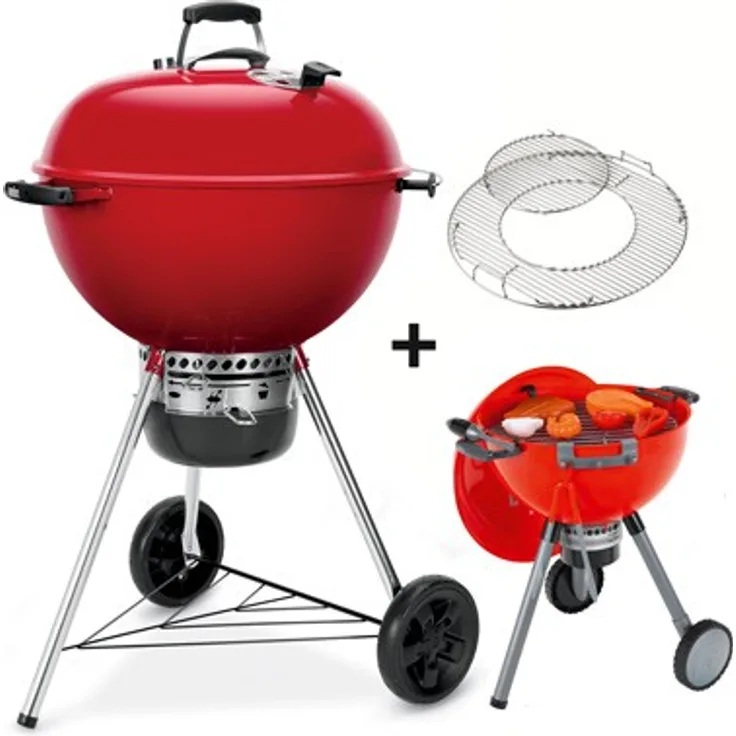 Weber Master-Touch GBS 57 cm Holzkohlegrill rot (17714)