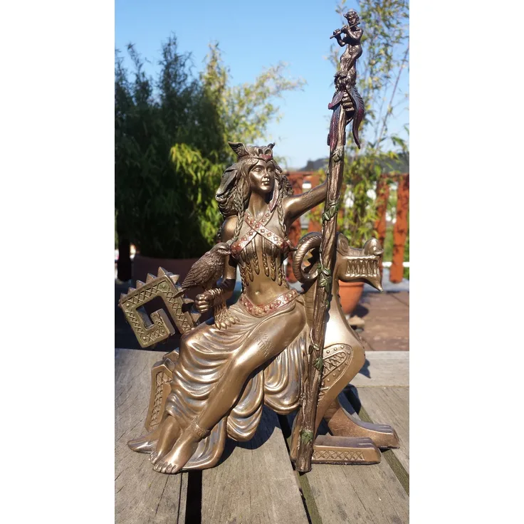 Dekofigur bronziert - Modell Frigg - Bronzefigur Figur Deko Wohndeko Statue
