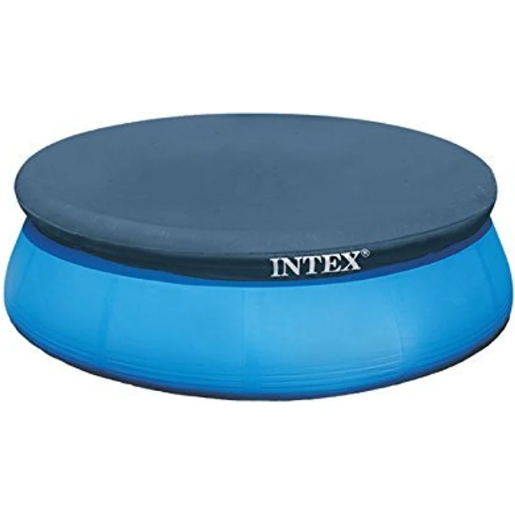 Intex Easy Set Pool Cover - Poolabdeckplane - Ø 244 cm - Für Easy Set Pools – Bild 1