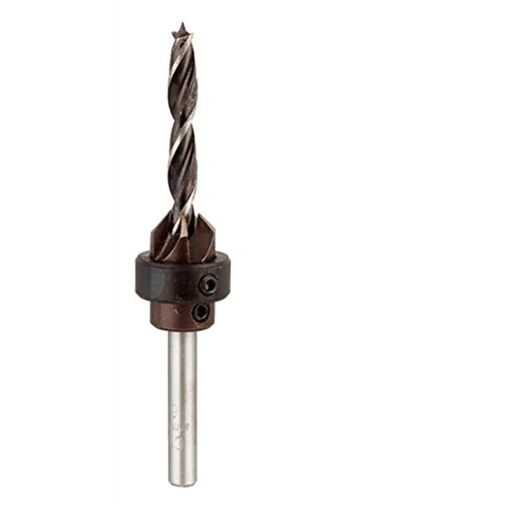 kwb Holzspiralbohrer Ø 5,0 mm mit Senker und Tiefenstop 513105 (CV-Stahl, individuell einstellbar) – Bild 1