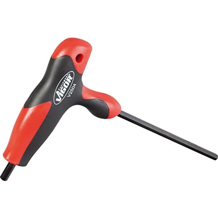 Vigor T-Griff Schraubendreher, Schlüsselweite  5 mm, 6-kant, 1 Stück, V2505