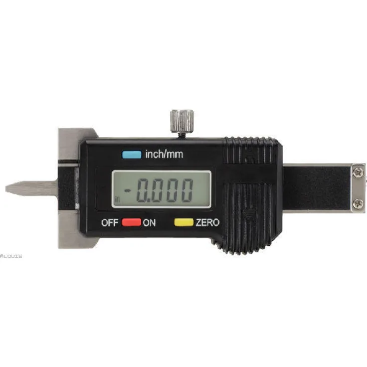 KS TOOLS Reifenprofilmesser digital Meßbereich 0-25mm Meßgenauigkeit +-0,01