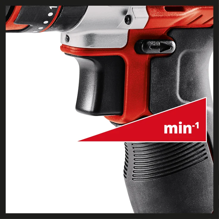 Einhell Akku-Schlagbohrschrauber TE-CD 12-1 Li-i (2x 2,0Ah Li-Ion,12 V,22 Drehmomentstufen,2-Gang-Getriebe,inkl. Schlagbohrfunktion,LED,inkl. 2x 2,0 Ah Akku und 45 Min.-Ladegerät) – Bild 3
