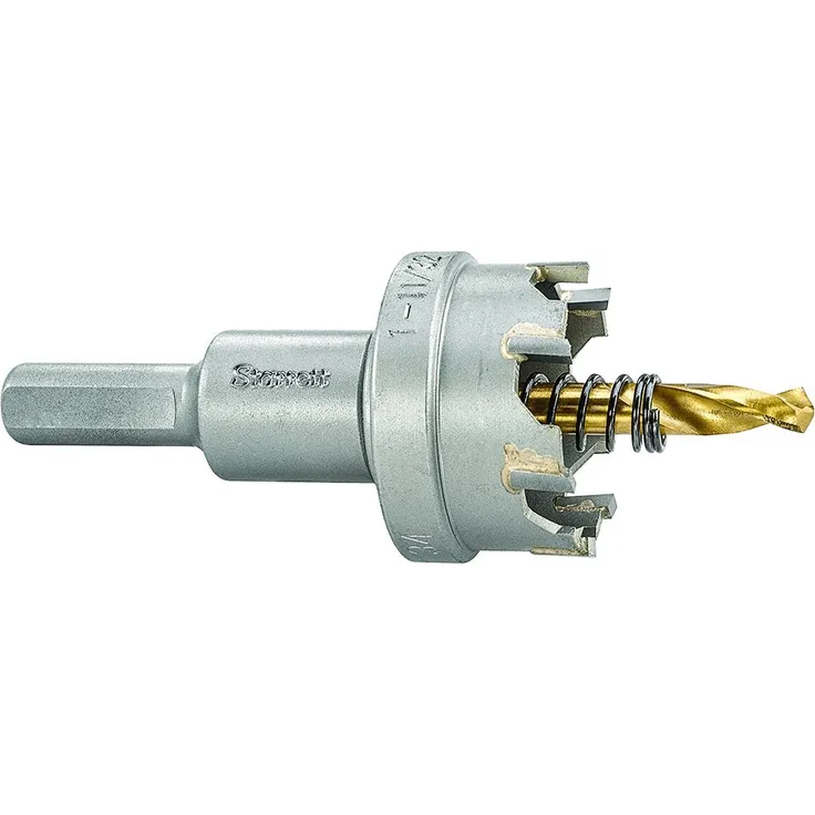 Starrett SM34 Hartmetallbestückte Flachschnittlochsäge für Metall, DRM 34 mm