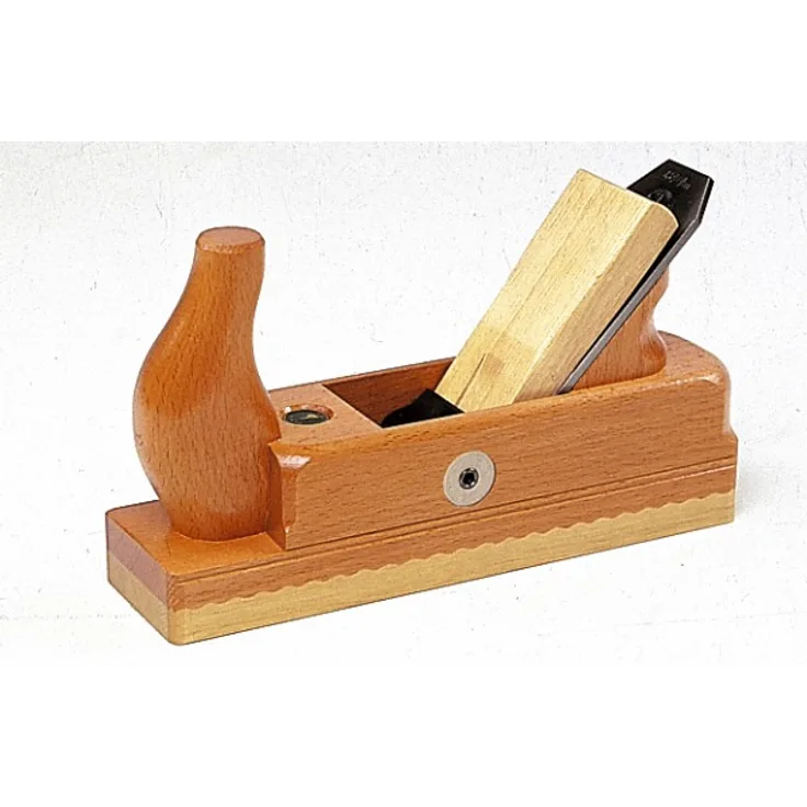 Ulmia HW 4-48 Holzhobel - Schlichthobel HW4-48 ~ Hobel mit Weißbuchensohle und Einfacheisen, besonders geeignet zum Abschlichten roher, geworfener Bretter und Bestoßen von Hirnholz ~ 240 mm x 64 mm - Preisvergleich