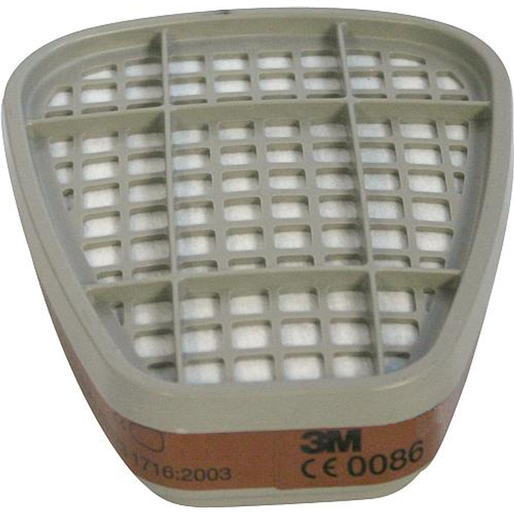 3M 6051 Kombinationsfilter, A1, gegen organische Gase und Dämpfe 2-er Pack – Bild 2