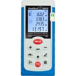 PeakTech Profi Laser- Entfernungsmessgerät 0,05M 80 M - mit Beleuchteter LCD-Anzeige und Wasserwaage, 1 Stück, P 2802
