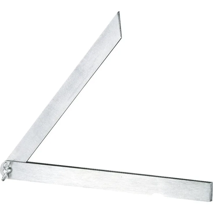 Stellwinkel Stahlschmiege 3-teilig mit Flügelmutter Länge 200 mm