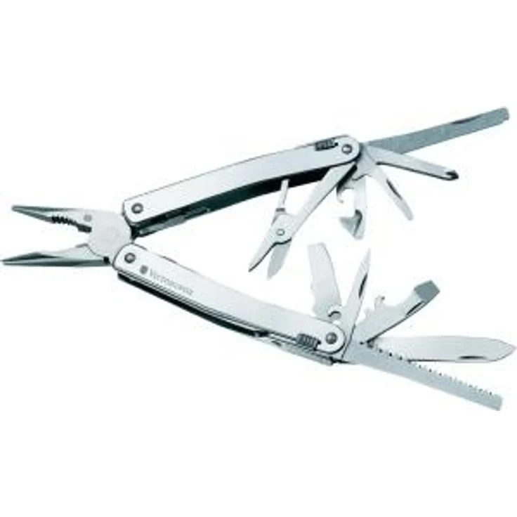 Victorinox Swiss Tool Spirit X 3.0224.L (26 Funktionen, Etui, Festellklinge) silber – Bild 1