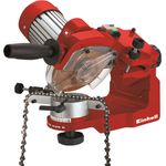 Einhell Sägekettenschärfgerät GC-CS 235 E (235 W, 3.000 1-min, Kettenspannvorr., Schleifscheibe, Beleuchtung, schwenkb. Schleifkopf, Tiefenbegrenzung)