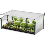 Juwel Frühbeet Easy Fix 100/60 (rasch aufgebaut, UV-beständige Hohlkammerplatten, 100 x 60 x 40 cm), transparent