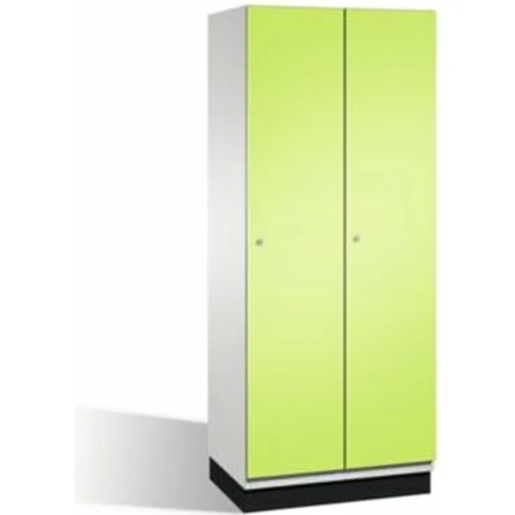 CP CAMBIO Garderobenschrank mit Stahl-Türen - 2 Abteile, Breite 800 mm - Korpus - 4059369447366