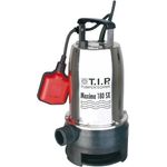 T.I.P. 30121 Schmutzwasser Tauchpumpe Edelstahl Maxima 180 PX 450 Watt 10.500 l/h Entwässerung max. Förderhöhe 7 m max. Förderdruck 0,7 bar max. Tauchtiefe 7 m max. Partikelgröße 25 mm max. Wassertemperatur 35 °C Kabellänge 10 m 4,9 kg