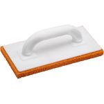 Meister Reibebrett Kunststoff - 280 x 140 mm - Schwammgummi-Belag - PU-Reibebrett für Maurer und Fliesenleger - Kartätsche - Putzbrett - Glättscheibe - 4136600