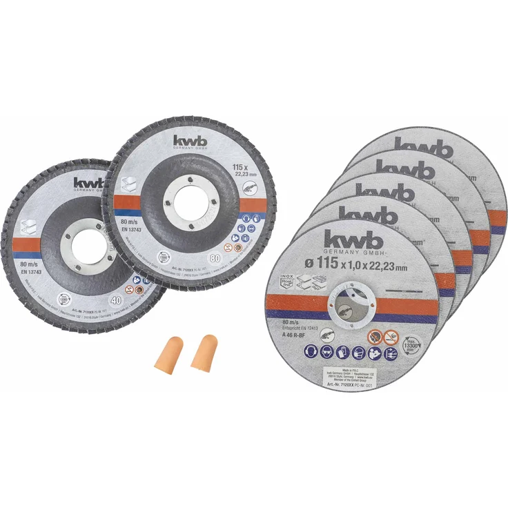 Metall-Set Trennscheiben 115 7er Dose – Bild 1