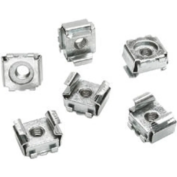 Schneider Set, 50 Käfigmuttern M6 für Vierkant 12