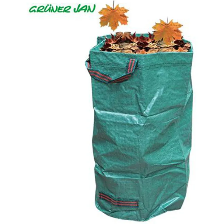 grüner Jan Gartenabfallsack ca. 272 L Laubsack Rasensack Gartensack max. 50 kg