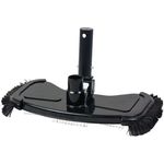 Delphin Premium Bodenabsauger schwarz seitliche Bürsten Poolpflege 2500031DP