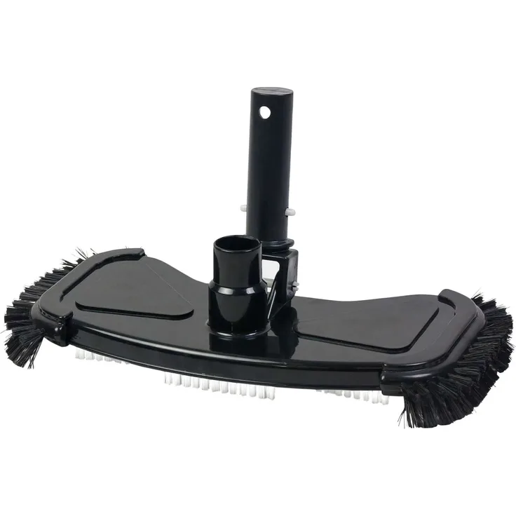 Delphin Premium Bodenabsauger schwarz seitliche Bürsten Poolpflege 2500031DP