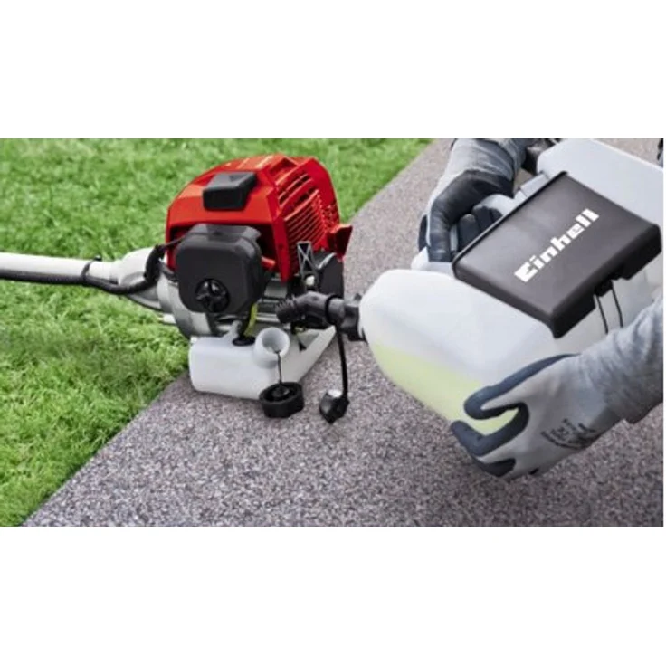 Einhell Benzin-Sense GH-BC 43 AS (1,25 kW, 42cm Schnittbreite Doppelfaden, 25,5cm Schnittbreite Messer, 3-Zahn-Messer, Tippautomatik, Quick Start, Anti-Vibration) – Bild 6