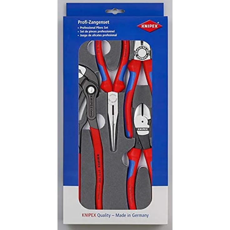 KNIPEX 00 20 01 V15 Zangen-Set in Schaumstoffeinlage 333 mm – Bild 2