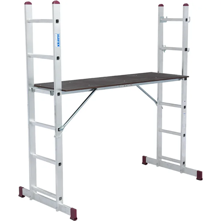 KRAUSE Corda Leiter-Gerüst - 2x6 Sprossen, Tragkraft 150 kg