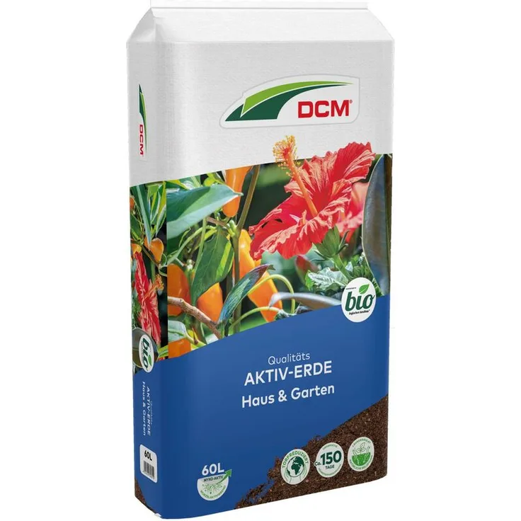 DCM Qualitäts Aktiv-Erde Haus & Garten, 60 Liter - Cuxin