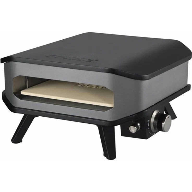 cozze 13“ Pizzaofen für Gas mit Pizzastein 5,0 kW schwarz 1.190,25 cm² Grillfläche Tiefe 53 cm – Bild 2
