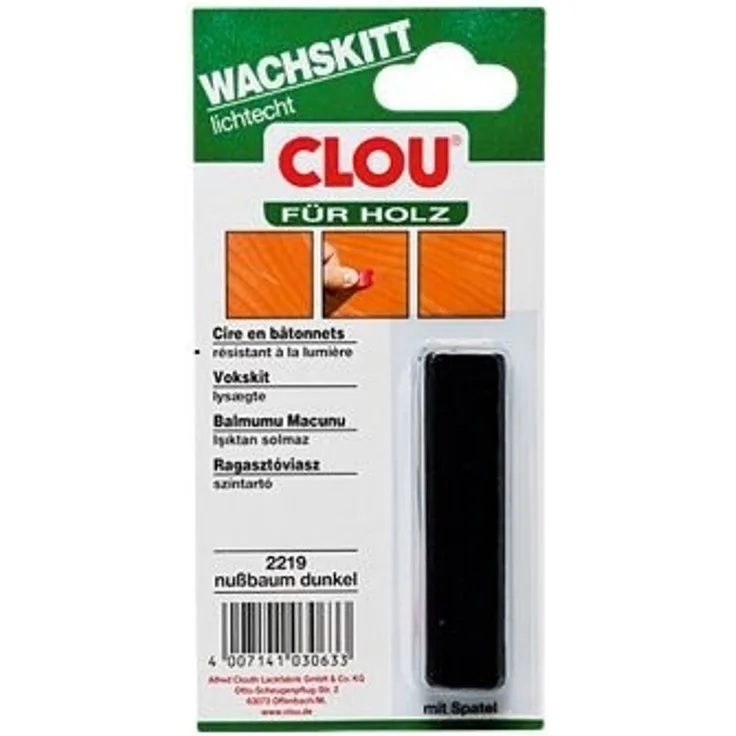 Clou Wachskitt-Stange nußbaum dunkel (1 Stück)