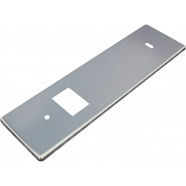 Schellenberg Abdeckplatte für Einlasswickler | Metall | Verschiedene Lochabst... Silber 13,5 cm - Schellenberg