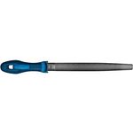 Pferd 11213257 Feilen für die Werkstatt nach DIN Halbrund Hieb 2 Werkstattfeile, Kreuzhieb H2, Länge 250mm