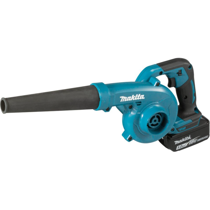 MAKITA Akku-Laubbläser 18V / 5,0 Ah, 1 Akku + Ladegerät - DUB185RT