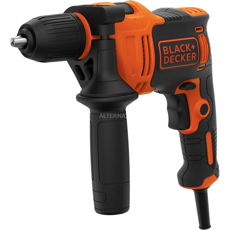 Black & Decker Schlagbohrmaschine BEH550-QS, orange-schwarz, 550W