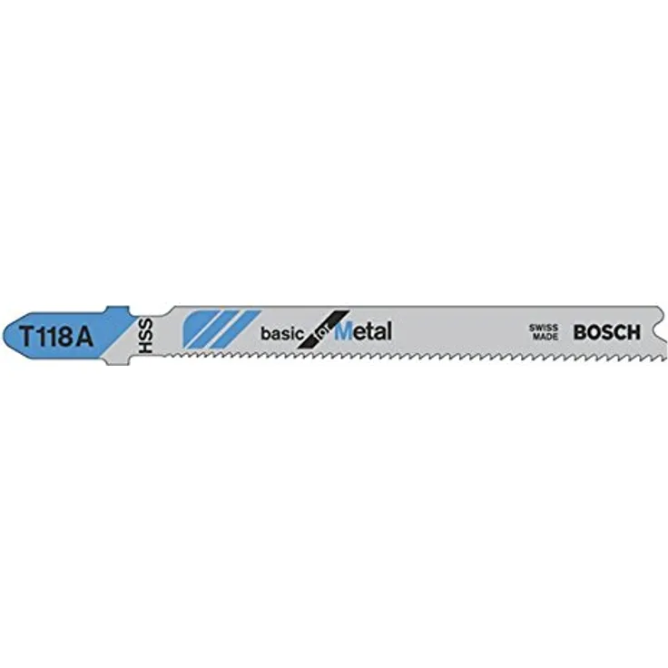 Bosch Professional Stichsägeblatt (5 Stück, für Metall, Zubehör für Stichsäge)