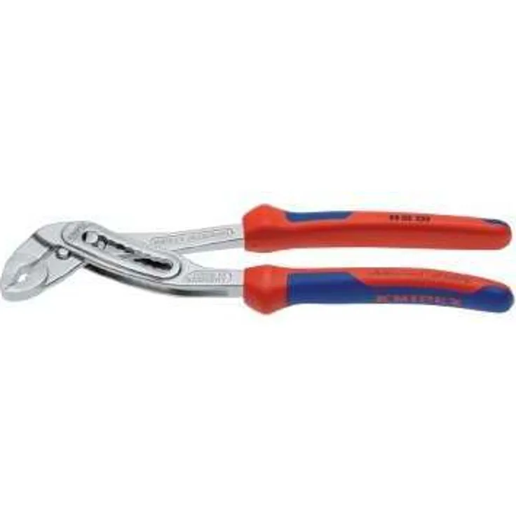 KNIPEX 88 05 180 Alligator Wasserpumpenzange mit Mehrkomponenten-Hüllen verchromt 180 mm