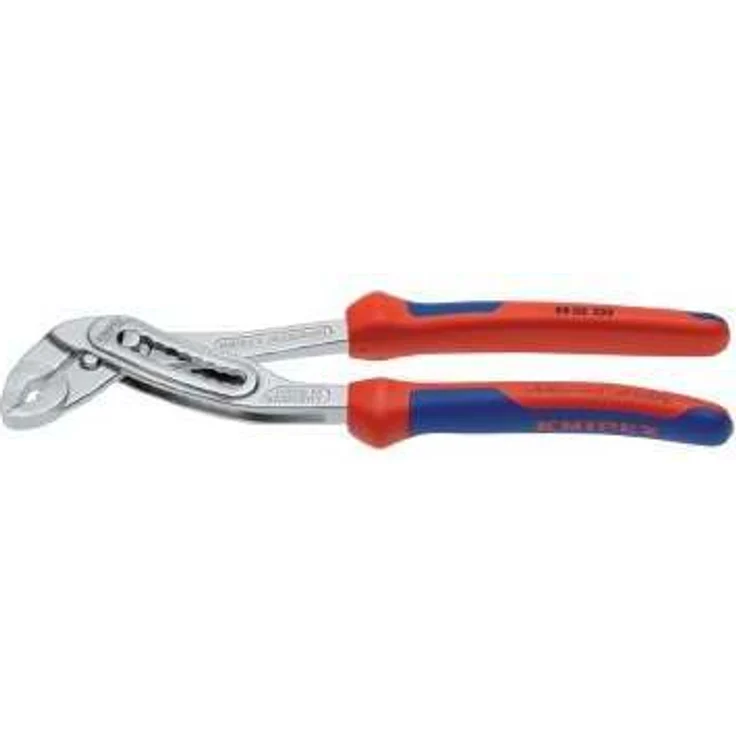 KNIPEX 88 05 180 Alligator Wasserpumpenzange mit Mehrkomponenten-Hüllen verchromt 180 mm