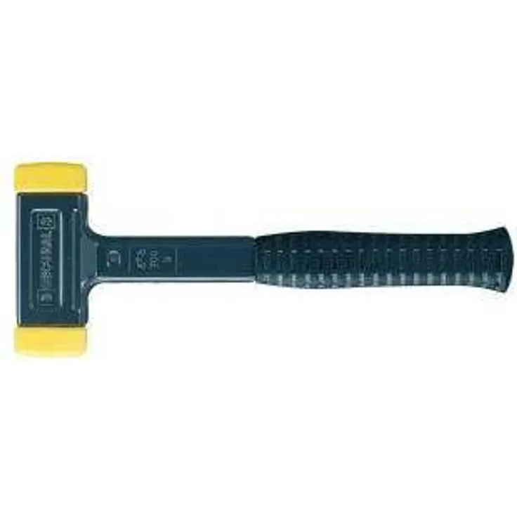 SECURAL-Schonhammer, Kopf und Stiel bruchsicher aus einem Stück Stahl, Schlageinsätze rechteckig | Länge=30 mm - Breite=40 mm | 3380.040