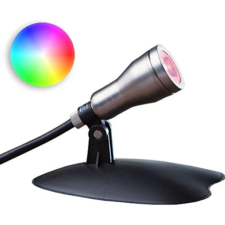 Heissner Smart Light LED-Spot für Teich Pool und Garten 3 Watt, Multicolor