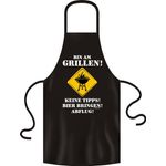 Rahmenlos Grillschürze bin am Grillen (70 x 100 cm)