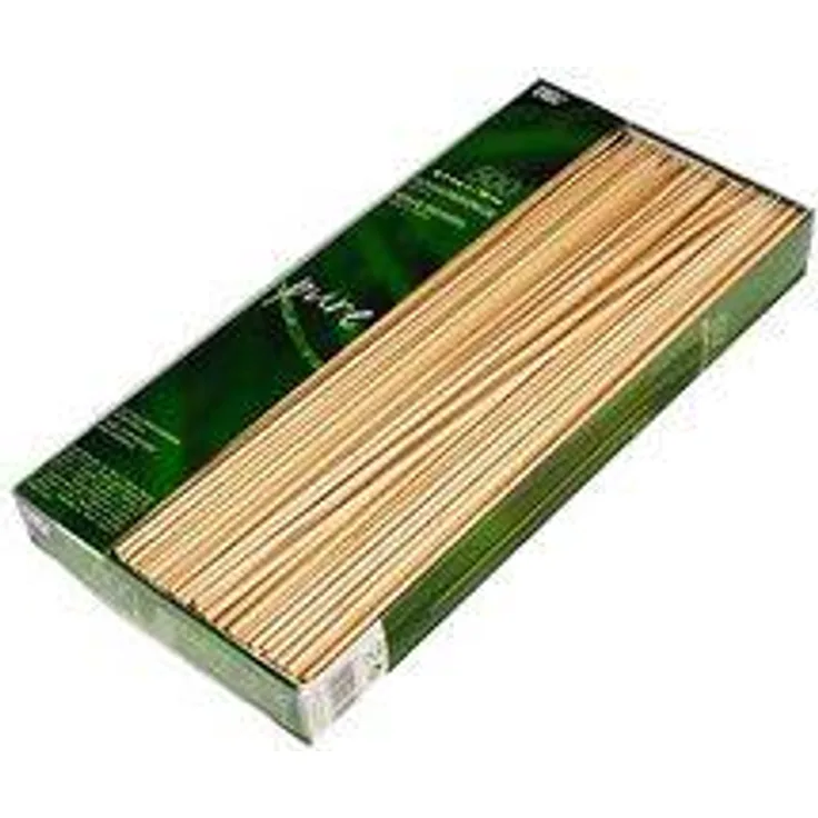 Papstar Pure Grillspieße Schaschlikspieß, Holz, 30 cm, 500 Stück (16619)