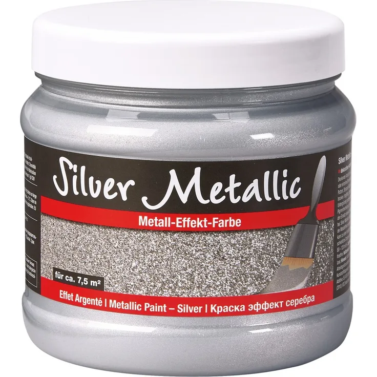 Decotric Effekt Lasur 750 ml,Silver Metallic