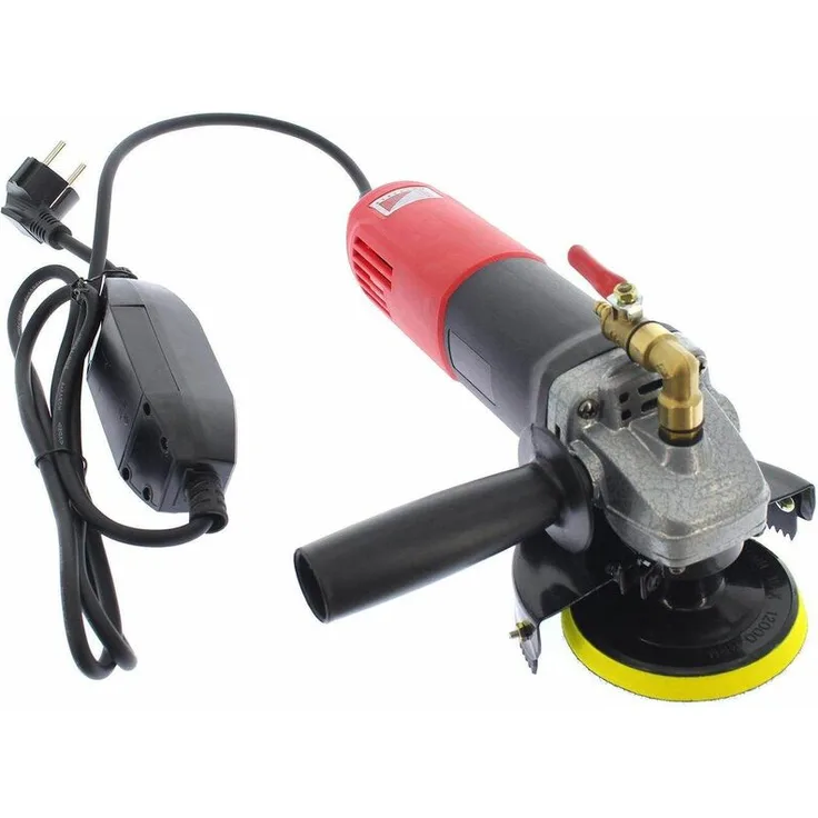 Varan Motors - NEWTG-01 Wasserpolierer 860W 230V, Ø100mm 1000-5000 U-min, Nassschleifer - Rouge