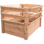 Westmann Premium Hochbeet XXL Kräuterbeet 124x91x73 cm natur - Westmann