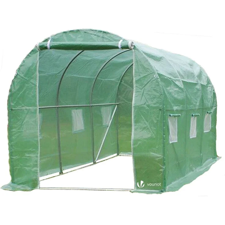 Gewächshaus Foliengewächshaus Winterfest Tomatenhaus Folientunnel, 3x2x2m 6m² - Vounot – Bild 1