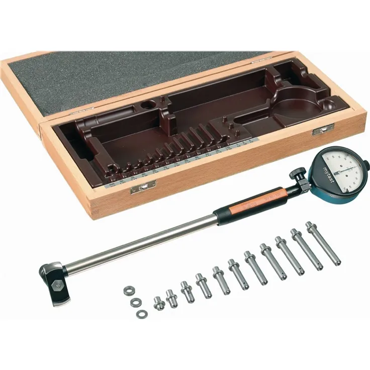 Innenfeinmessgerät 35-60mm 2 Bolz.HM-bestückt Mess-T.138mm H.PREISSER