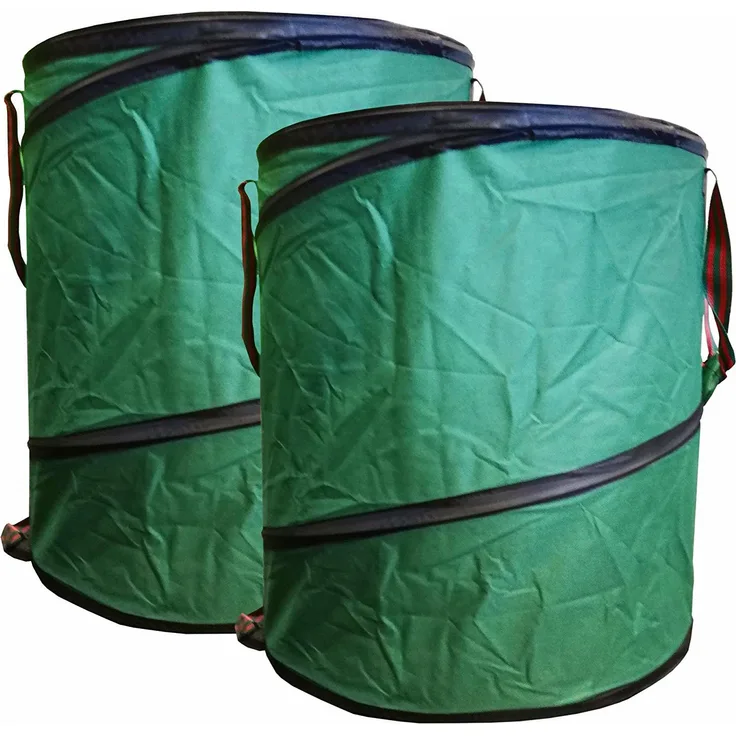 Kynast Laubsack 160L grün Gartenabfallsack Pop-up Durchmesser55x66cm Gartentonne Abfallsack Laub