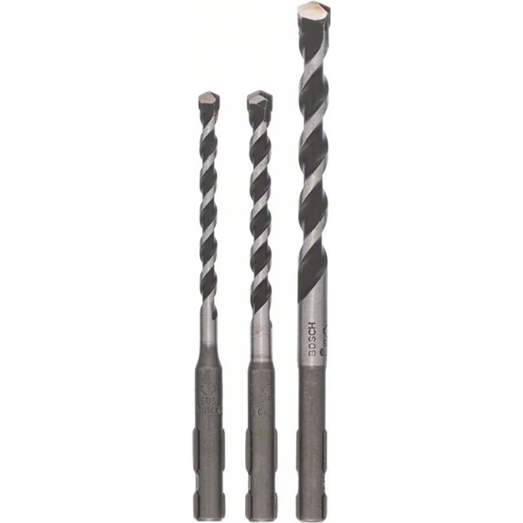 Bosch 3tlg. Mehrzweckbohrer-Set SDS-Quick – Bild 1