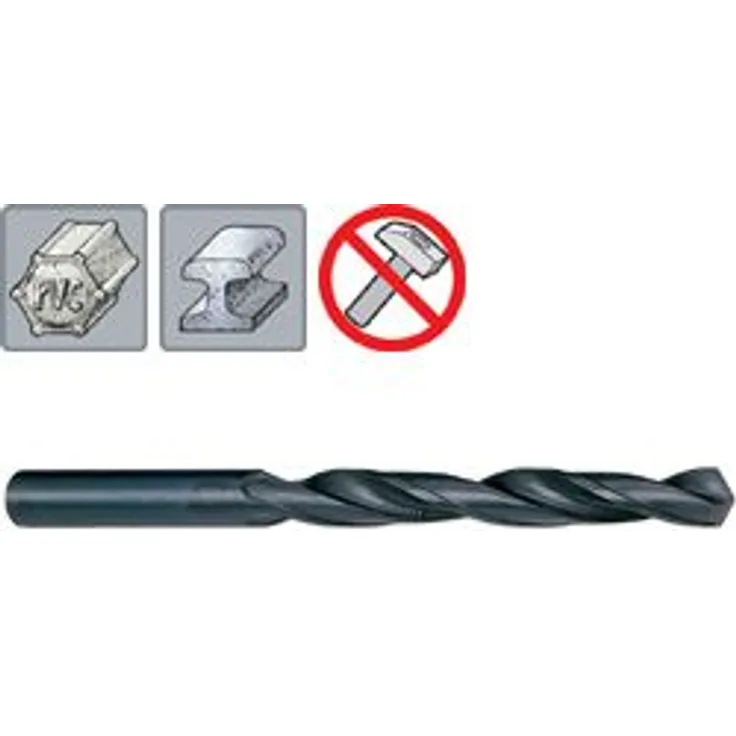 Exact 31014 Spiralbohrer-Metallbohrer HSS-R, Ø6x90mm